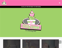 Tablet Screenshot of pat-t-cakes.com